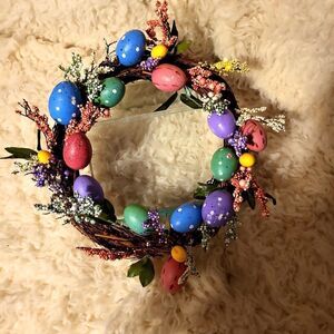 An Easter wreath